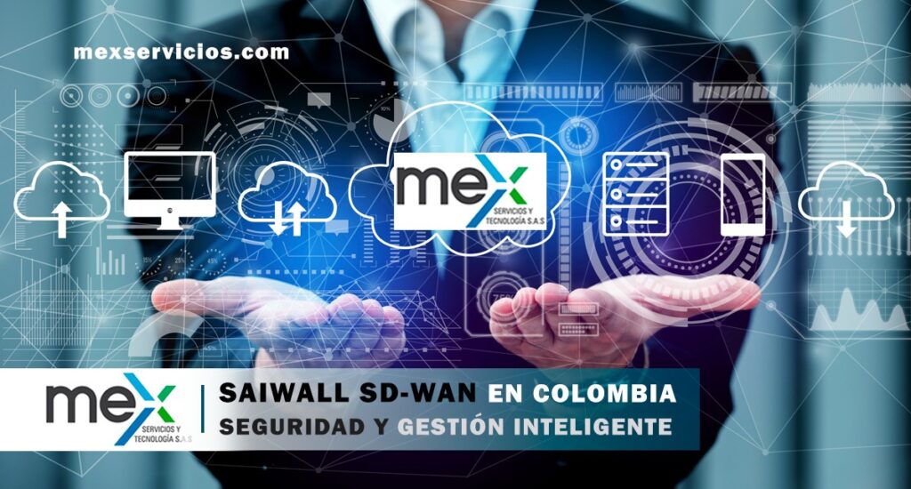 Saiwall SD-WAN en Colombia, Seguridad y gestión inteligente con Mex Servicios y Tecnología
